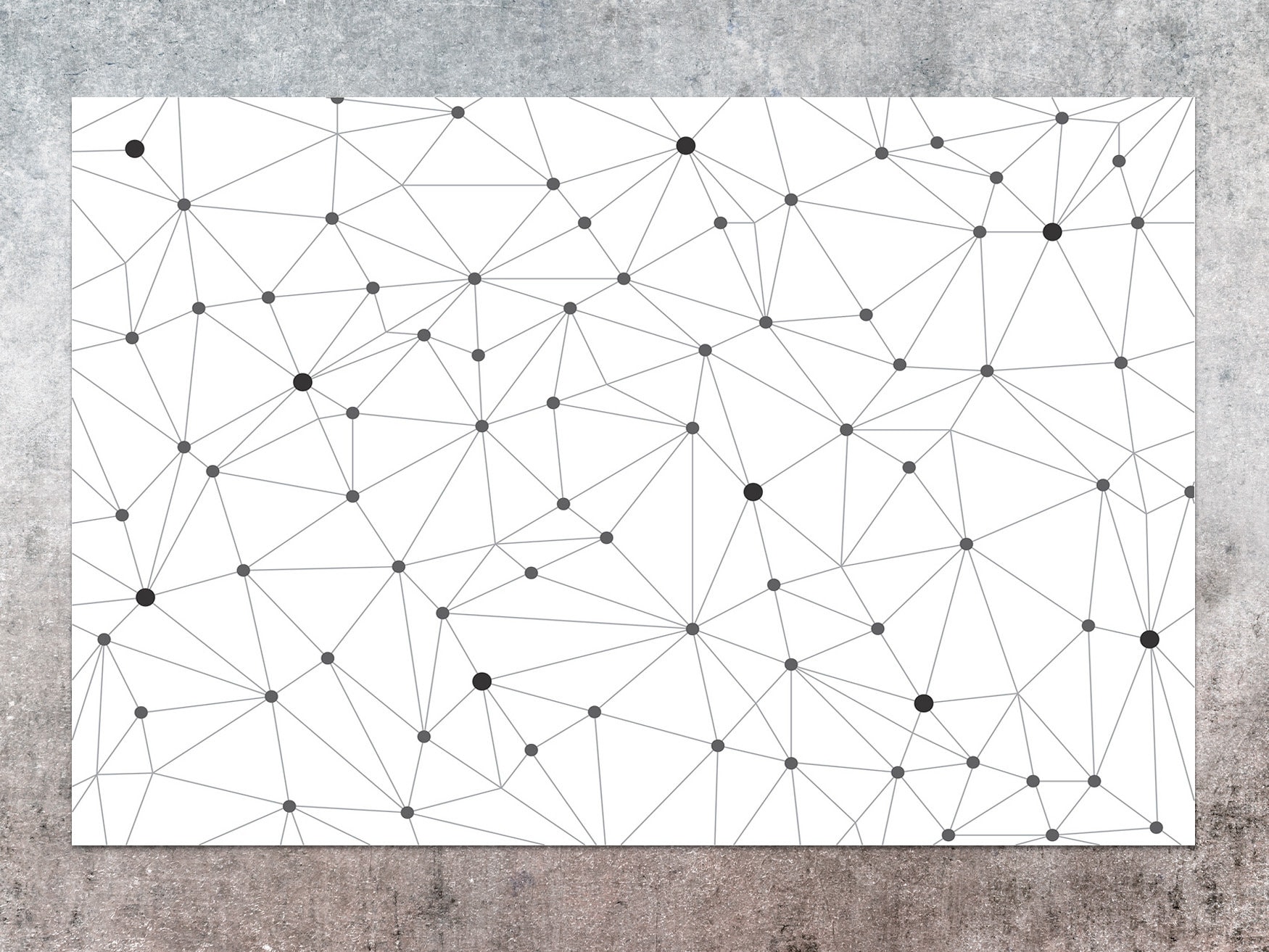 Black And White Vinyl Mat Black Linoleum Rug White Vinyl Etsy