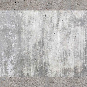 White And Gray Old Concrete Vinyl Floor Mat, Solid Vinyl Mat, Gray and White Vinyl Mat, Linoleum Mat, Decorative Mat, Bath Mat