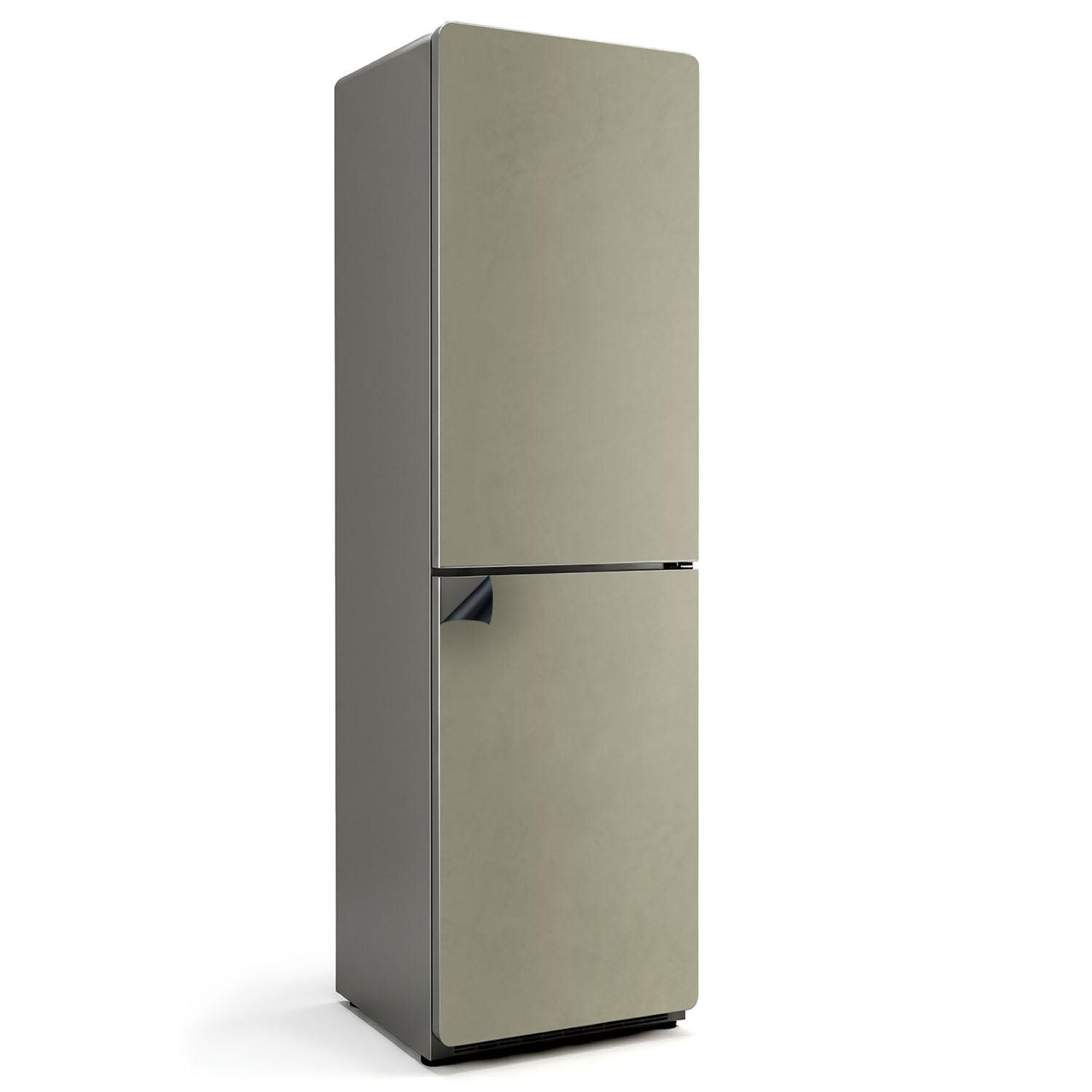 Adesivo magnetico per frigorifero verde chiaro, elegante magnete per frigorifero verde, arredamento moderno per cucina, arredamento per frigorifero