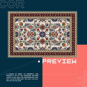 Dekorative Blumen Vinyl Teppich, Retro Vinyl Bodenmatte, Beige und Blaue Vinyl Bodenmatte, Linoleum Teppich, Küchendekoration, Küchen Matten für den Boden