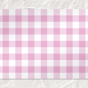 Stoelmat roze rooster, roze splatmat, witte vinylvloermat, geruite beschermmat, vloermat, vloerkleed kantoorruimte, comfortmat, spatmat