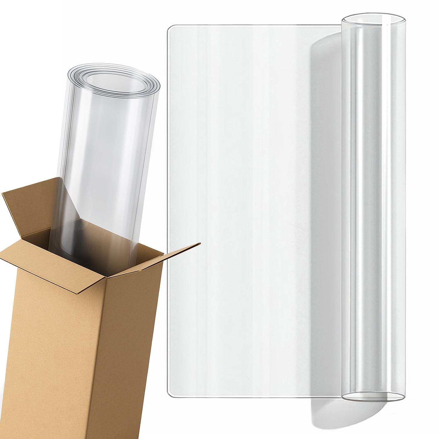 OstepDecor Clear Table Protector 20 X 54 Inch, 2mm Thick Plastic Table Cover, Waterproof PVC Clear Table Cover Protector, Desk Protector Mat, Writing Desk Pad For Desktop, Coffee & Dining Room - View #3