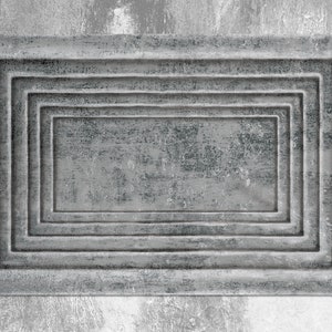 Concretes Rough Vinyl Mat, Gray Vinyl Rug, Black Linoleum Rug, Abstract Vinyl Floor Mat, Linoleum Mat, Kitchen Decor, Kitchen Mats For Floor