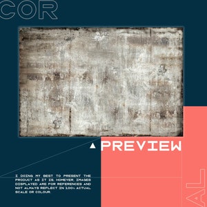 Imitation Of An Old Rusty Concrete Slab Vinyl Mat, Solid Vinyl Floor Mat, Brown and Gray Vinyl Rug, Linoleum Rug, Kitchen Decor, Comfort Mat