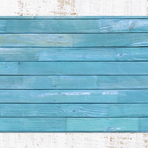 Old Blue Painted Wood Rug Vinyl Mat, Blue Vinyl Rug, Turquoise Linoleum Rug, Wood Vinyl Floor Mat, Floor Mat, Vinyl Flooring, Vinyl Rugs