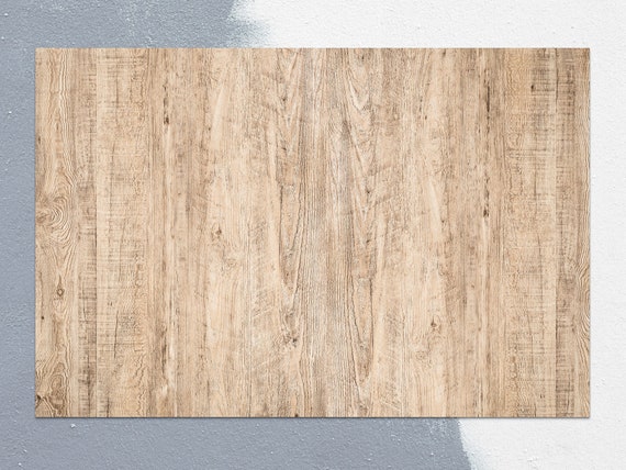 Wohnzimmer Vinyl Teppich Waschbar Küchenmatte Bambus matt 60x90