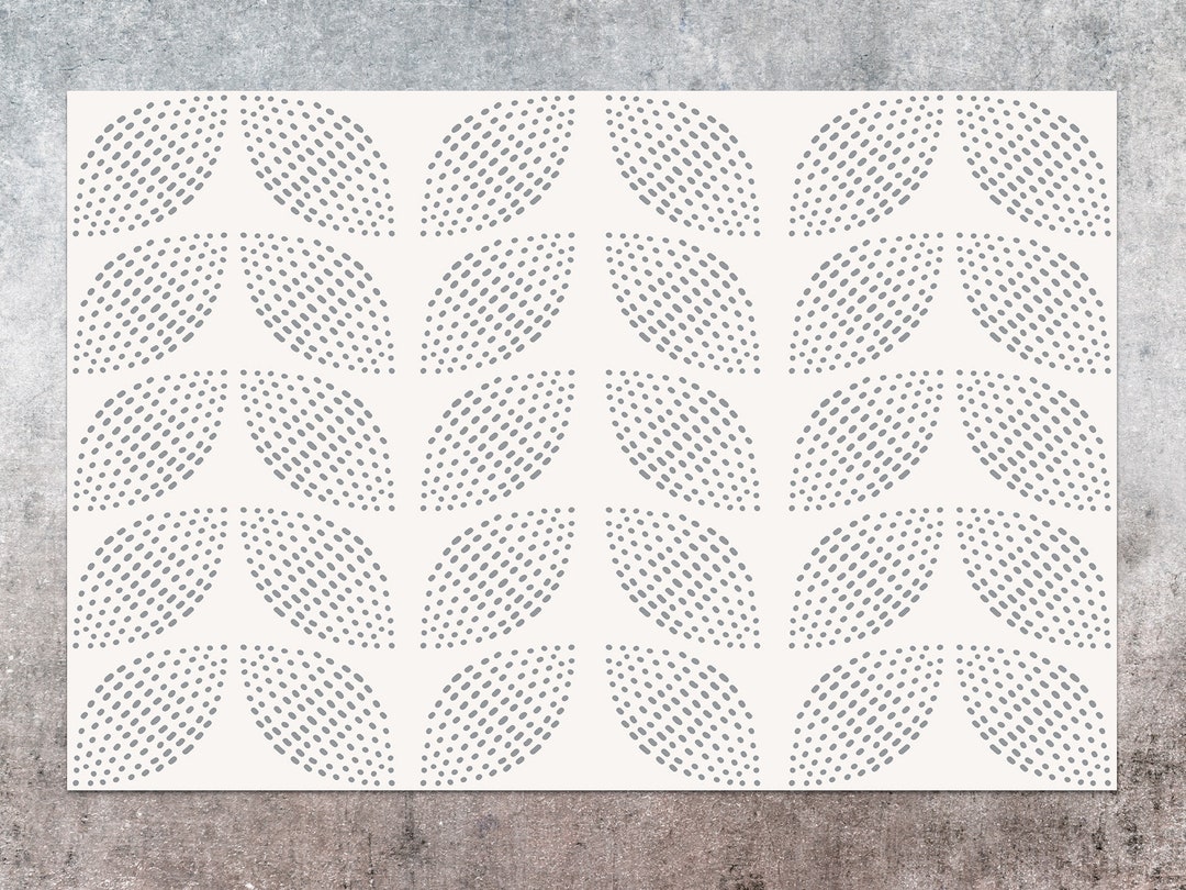 Leaf Pattern Linoleum Composition of Leaves Vinyl Mat, Black Linoleum Rug, Beige Vinyl Floor ...