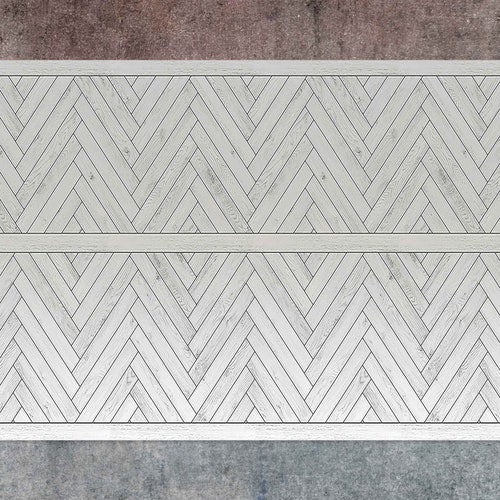 Light Gray Herringbone Vinyl Rug Herringbone Vinyl Mat Gray Etsy