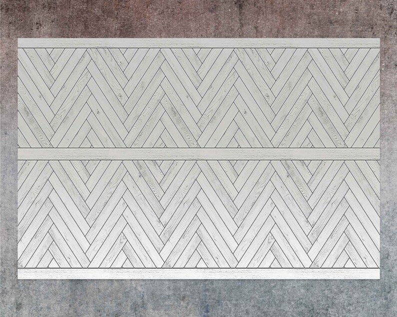 Light Gray Herringbone Vinyl Rug Herringbone Vinyl Mat Gray Etsy