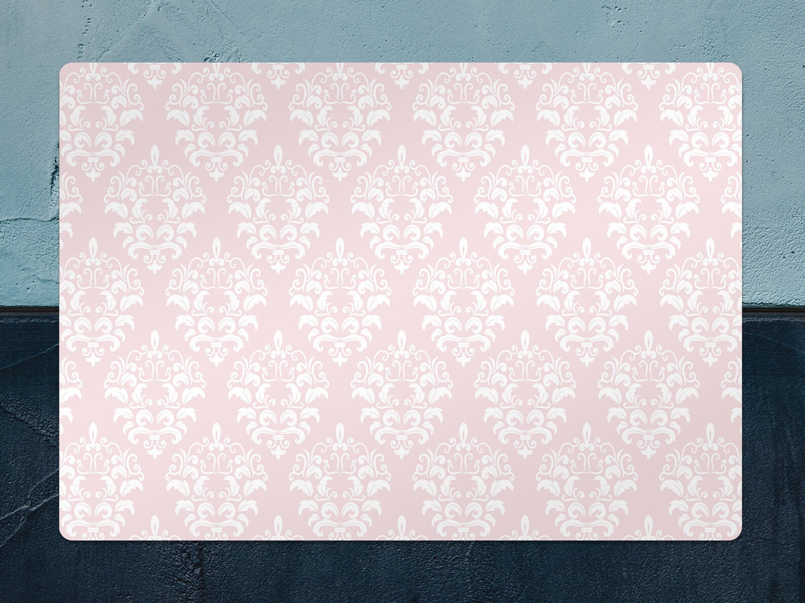 Pastel Pink Glamour Chair Mat Pink Vinyl Floor Mat White Etsy