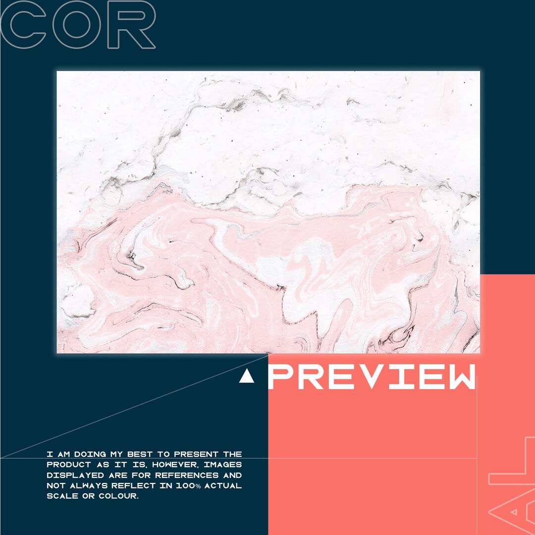 Abstract Pink Marble Vinyl Mat, Pink Linoleum Rug, Beige Vinyl Floor ...