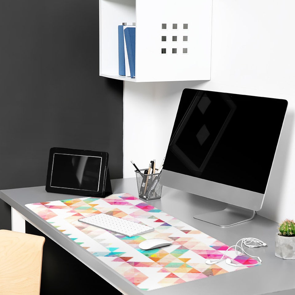 Rainbow Triangle Desk Mats