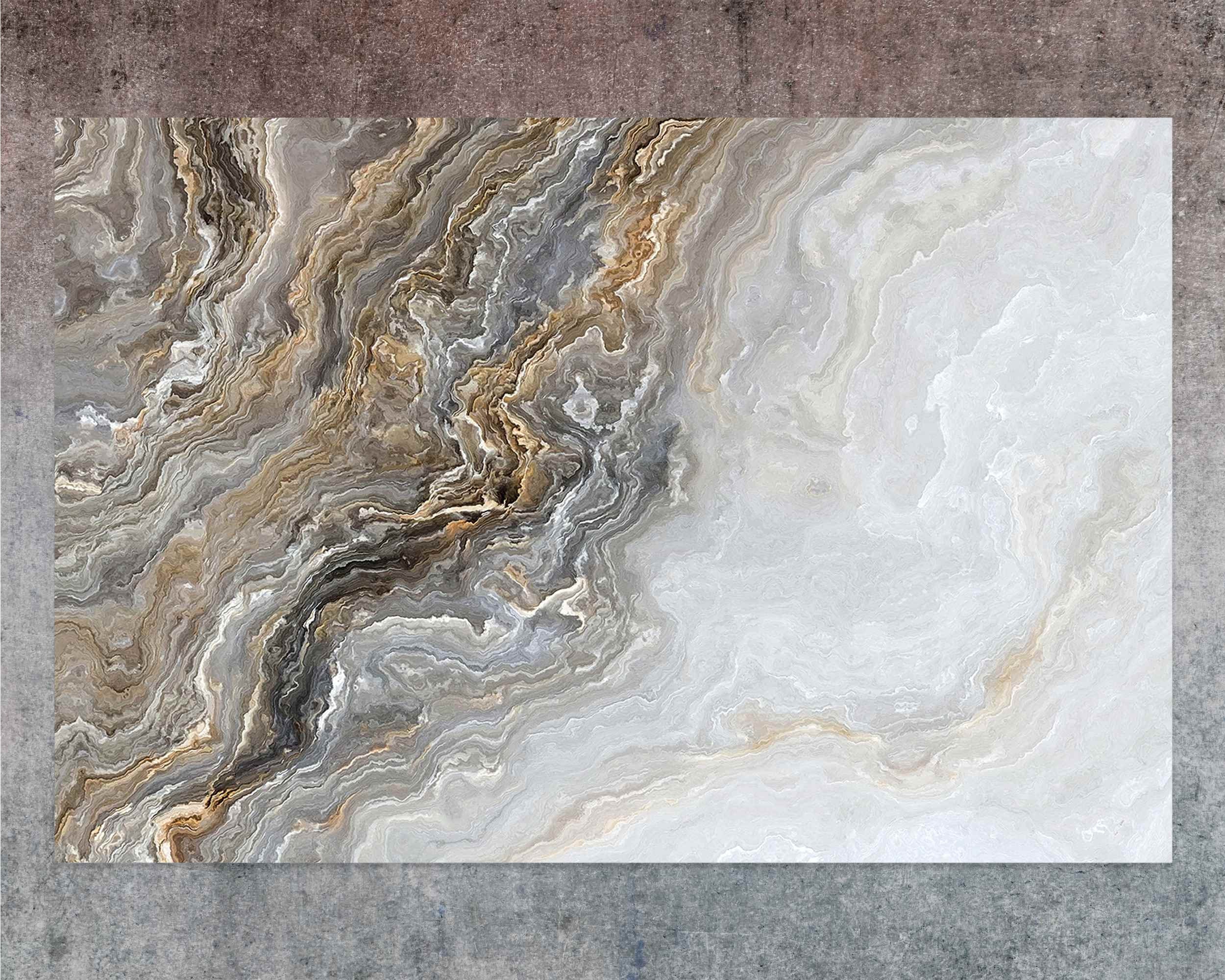 White Gold Imitation Marble River Vinyl Mat Marble Vinyl - Etsy