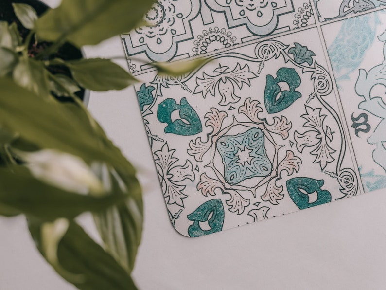 Yellow Desk Pad Yellow Desk Blotter Yellow Keyboard Mat Etsy