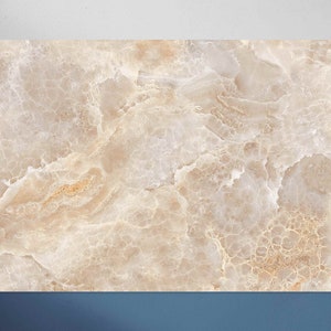 Light Brown Marble Vinyl Floor Mat, Marble Vinyl Floor Mat, Beige and Bronze Vinyl Mat, Floor Mat, Decorative Mat, Vinyl Rugs and Mats