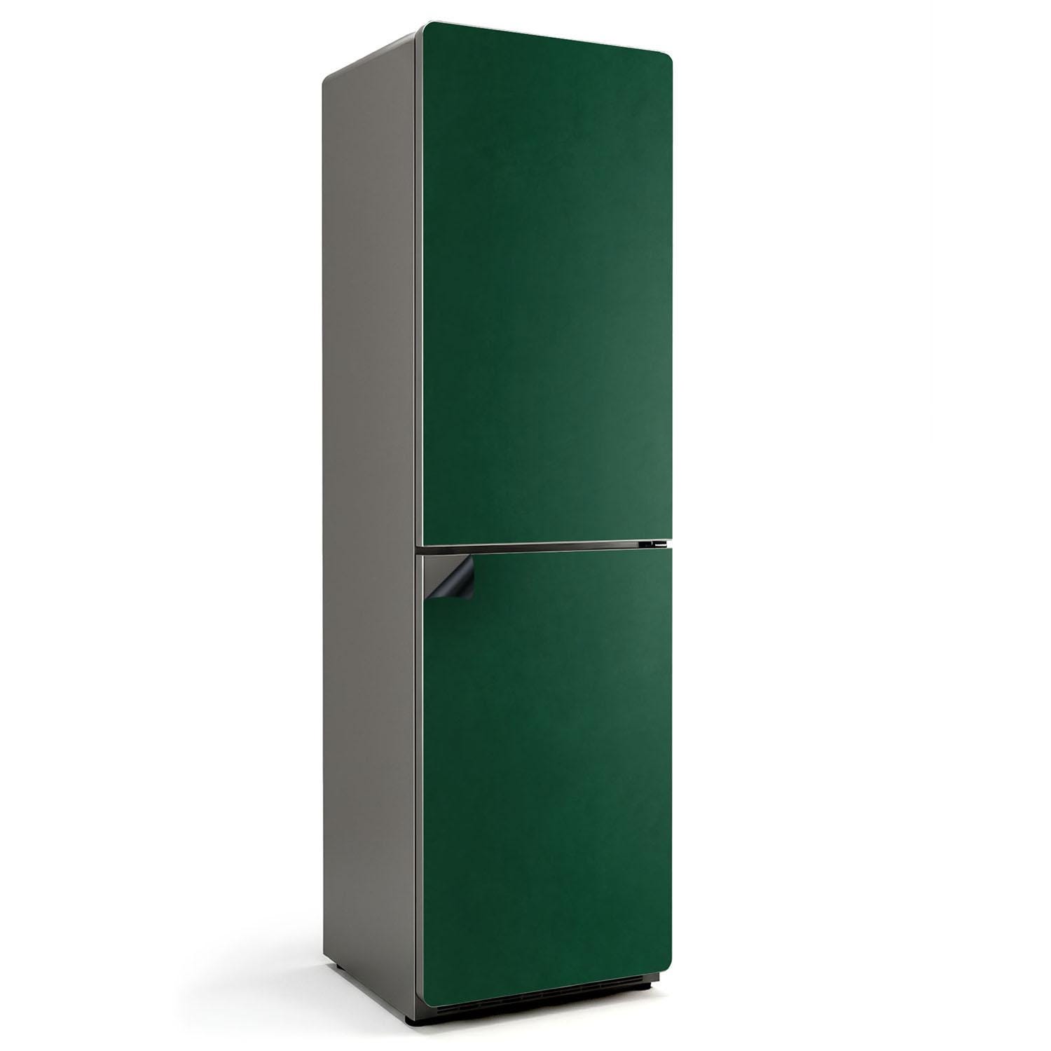 Adesivo magnetico per frigorifero verde scuro, magnete per frigorifero con effetto estetico verde, decorazione per cucina, tappetino per frigorifero
