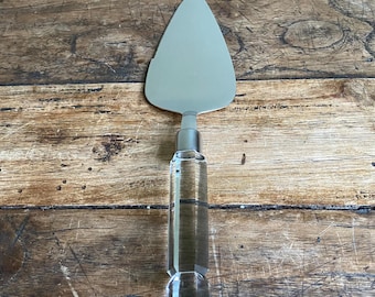 Oleg Cassini Crystal Cake Knife Cutter Slicer wedding special occasion