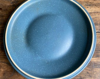 Corningware Creations Stoneware Blue Denim Round Qt Covered