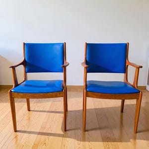 1960s Mid-Century Modern Danish Teak Scandinavian Armchair Set