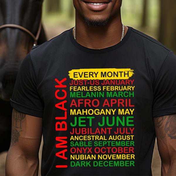 black history month svg, I am BLACK SVG, Black history SVG, black every month svg, black history month, black everyday svg, Melanin Svg,