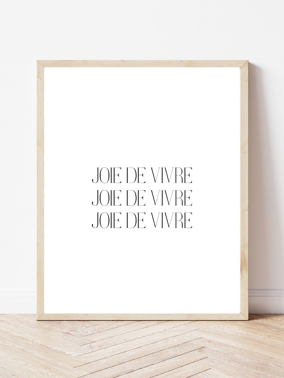 Joie De Vivre Wall Art Print (digital Download) - Etsy