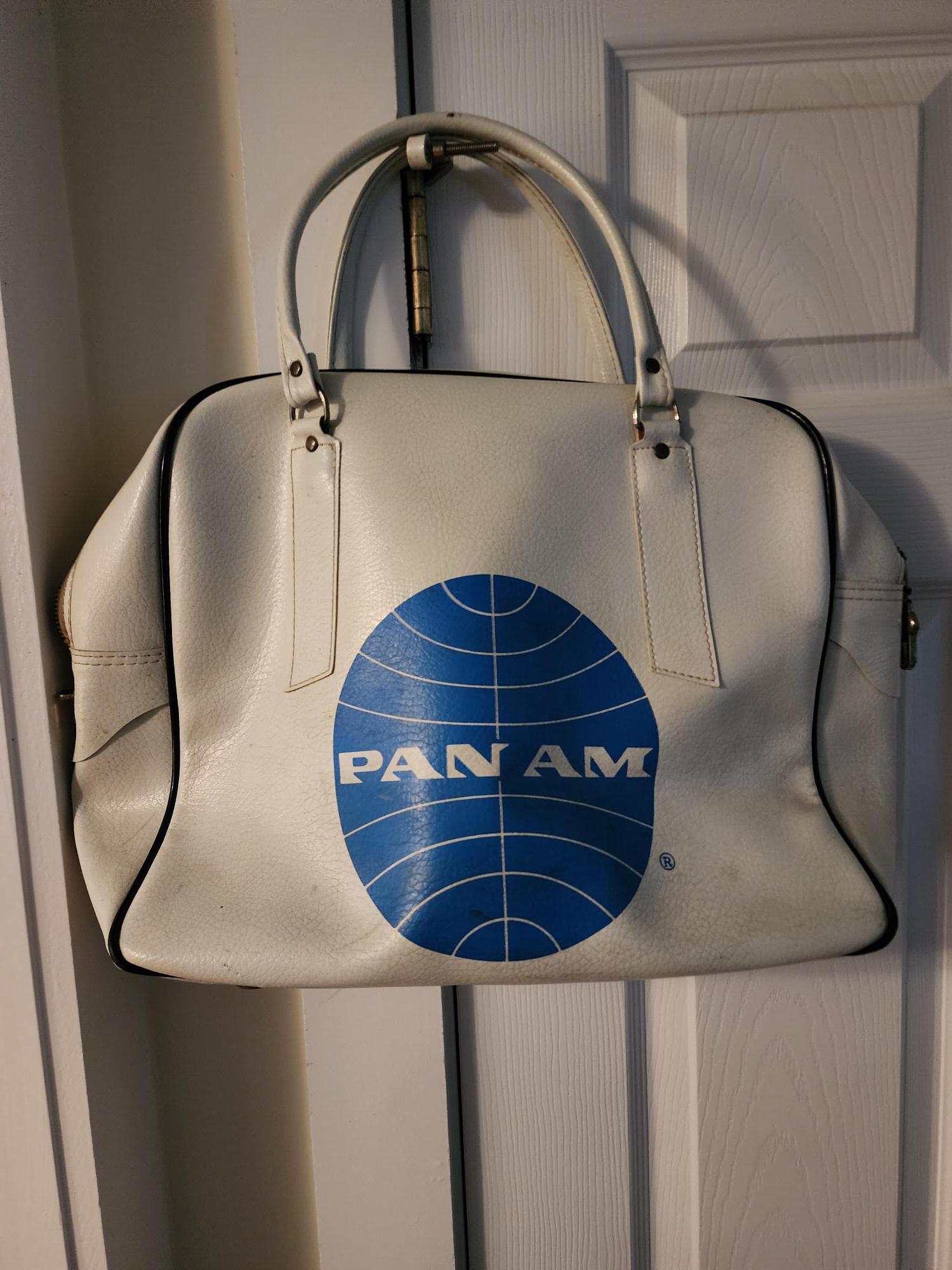 Vintage Pan Am Travel Bag - Etsy