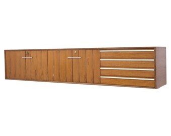 Italian Mid-Century Wooden Sideboard