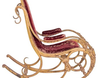 Rocking Chair by Anton Fix and Micheal Thonet, 1850s