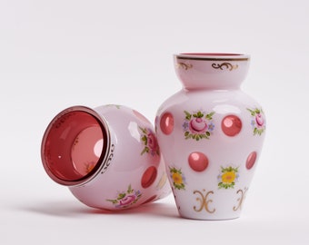 Opalin Duo Vase Antique