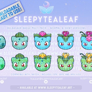 Bulbasaur Badge Multipack