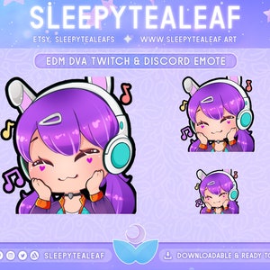 EDM Dva Overwatch Twitch/Discord Emotka