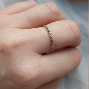 Braided wedding ring
