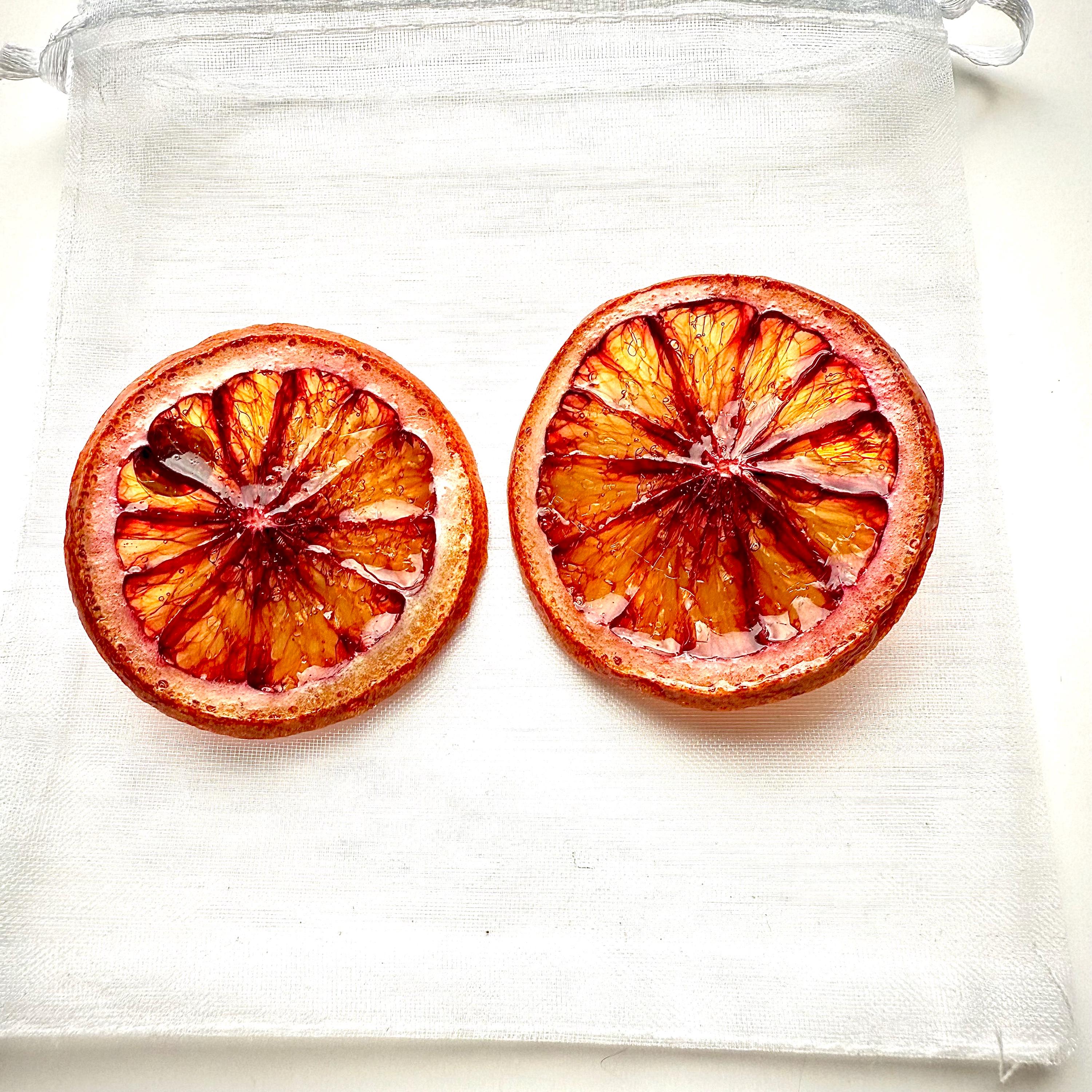 Real Blood Orange Earrings Australia