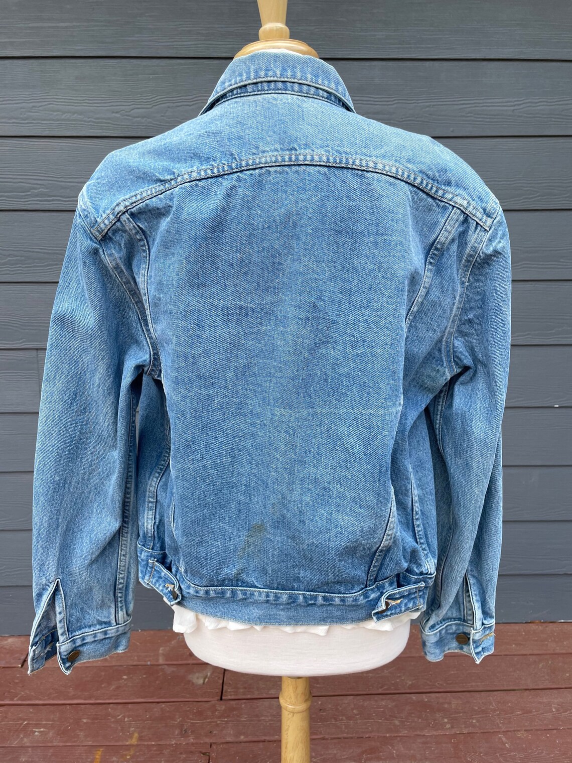 guess denim jacket 80s