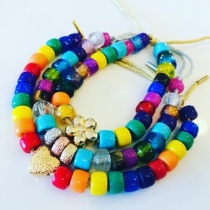 Designer Inspired Forte Beads / Large Beads / Pony Beads Bracelet