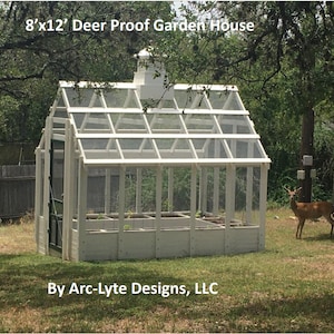 8&#39;x12&#39; Deer Proof Garden House