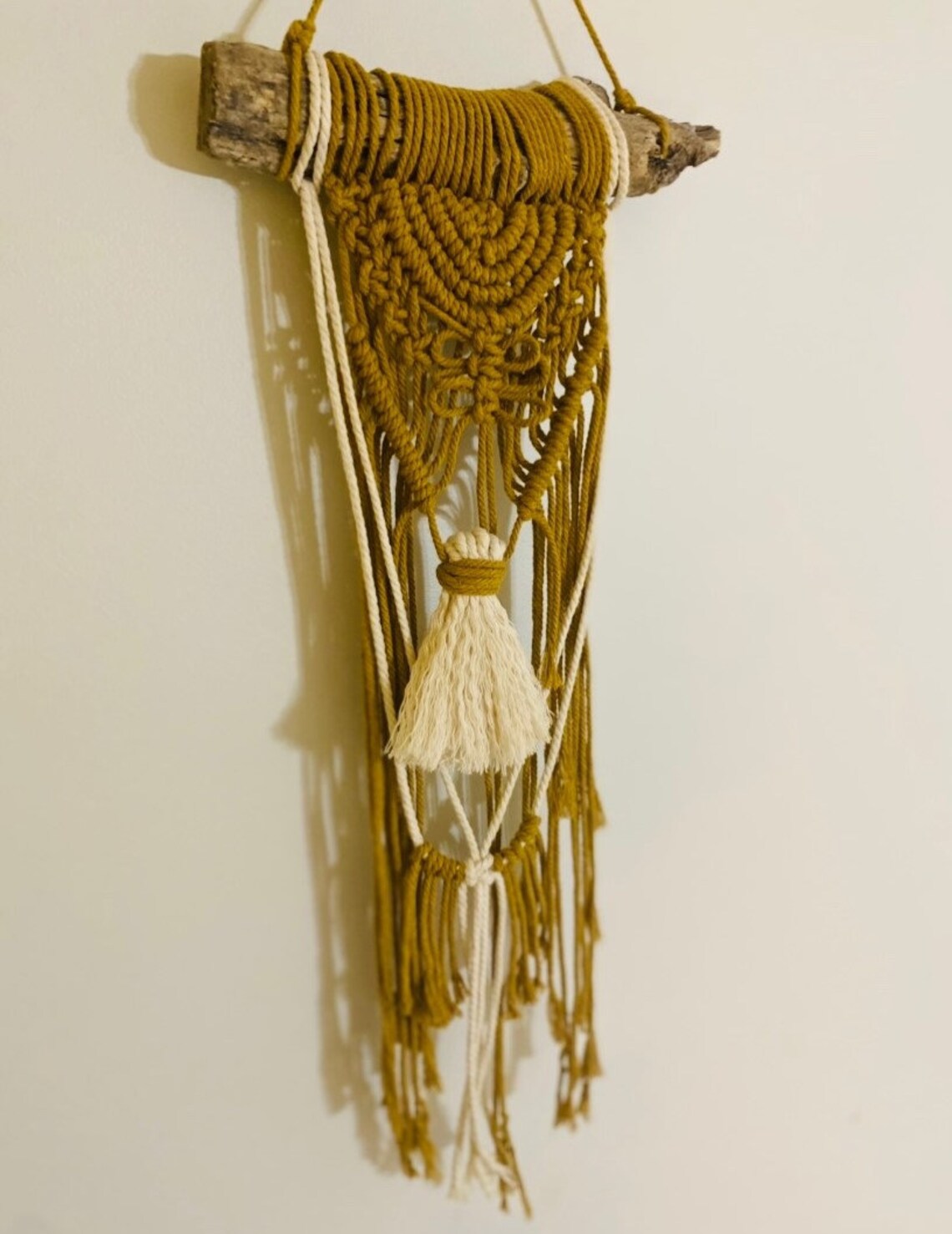 Handmade Macrame Wall Hanging with Driftwood Etsy