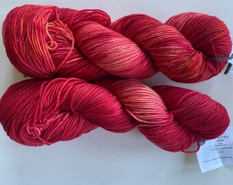 Papio Fiber 3-ply Sport Weight Hand Dyed Wool Yarn