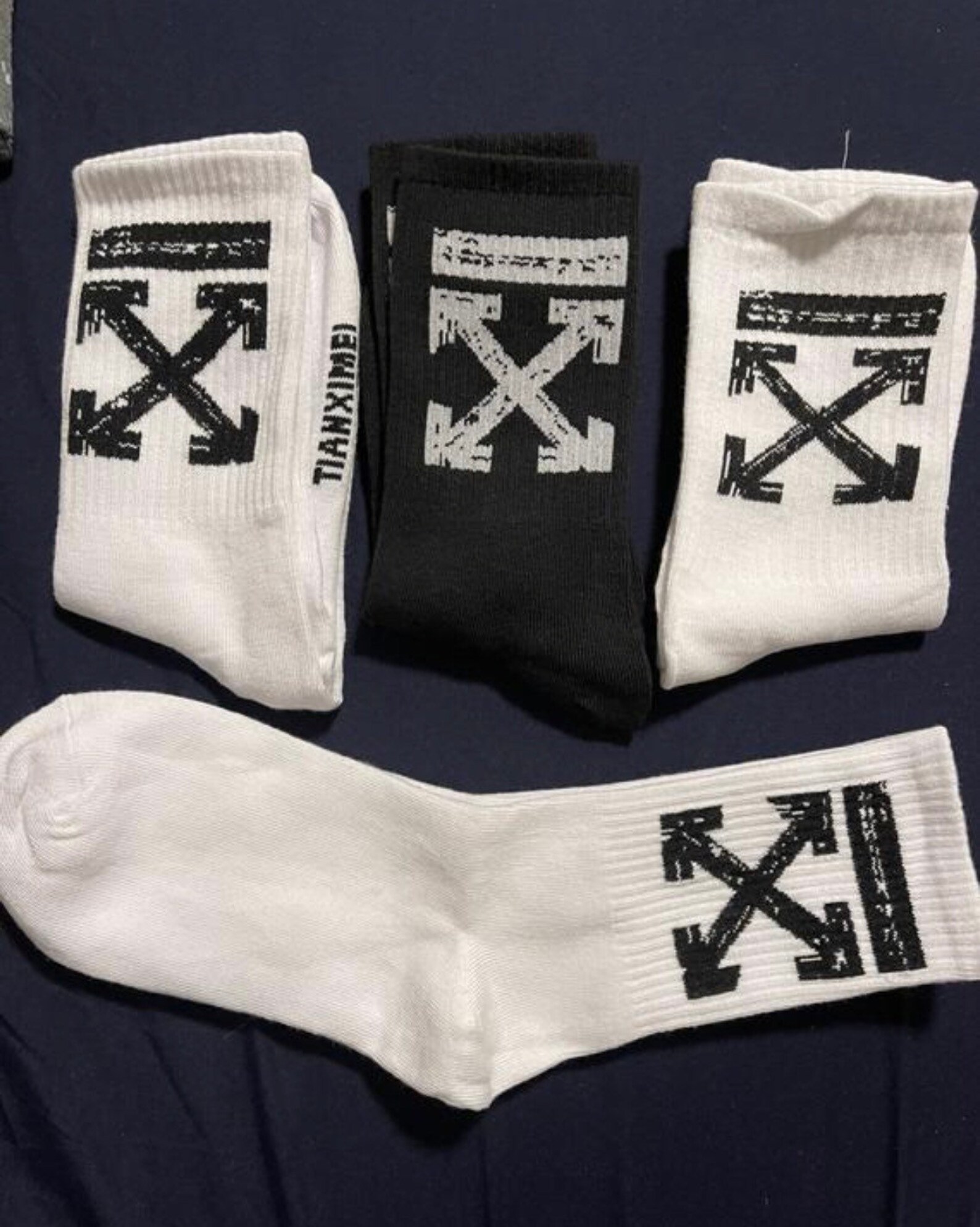 off white socks amazon