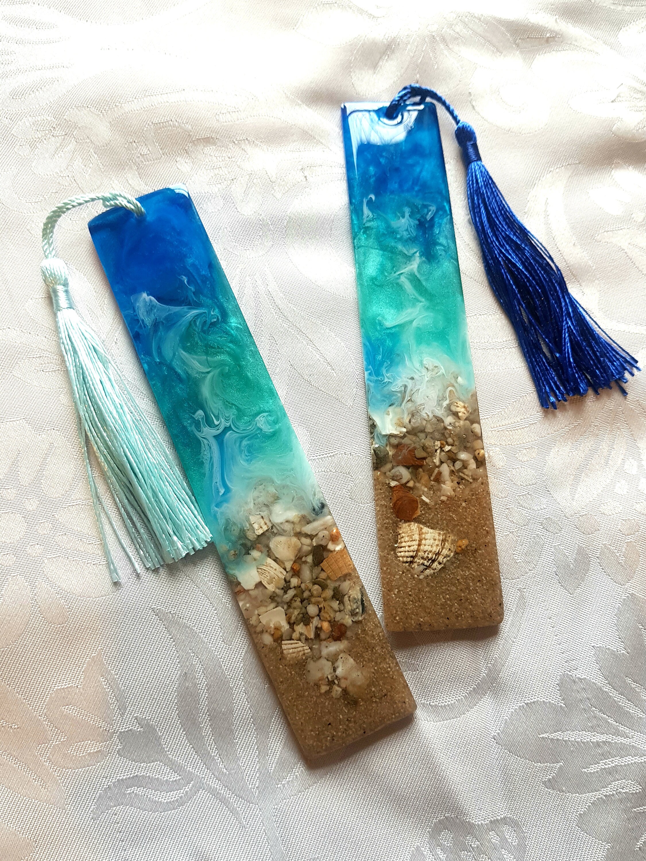 Beach themed bookmark | Etsy