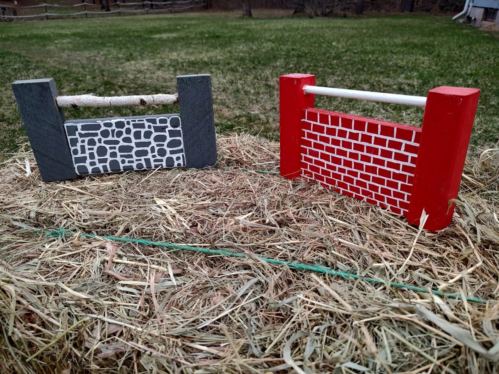 Model Horse Jumps Hobby Horse Jumps Recycled Wood Etsy