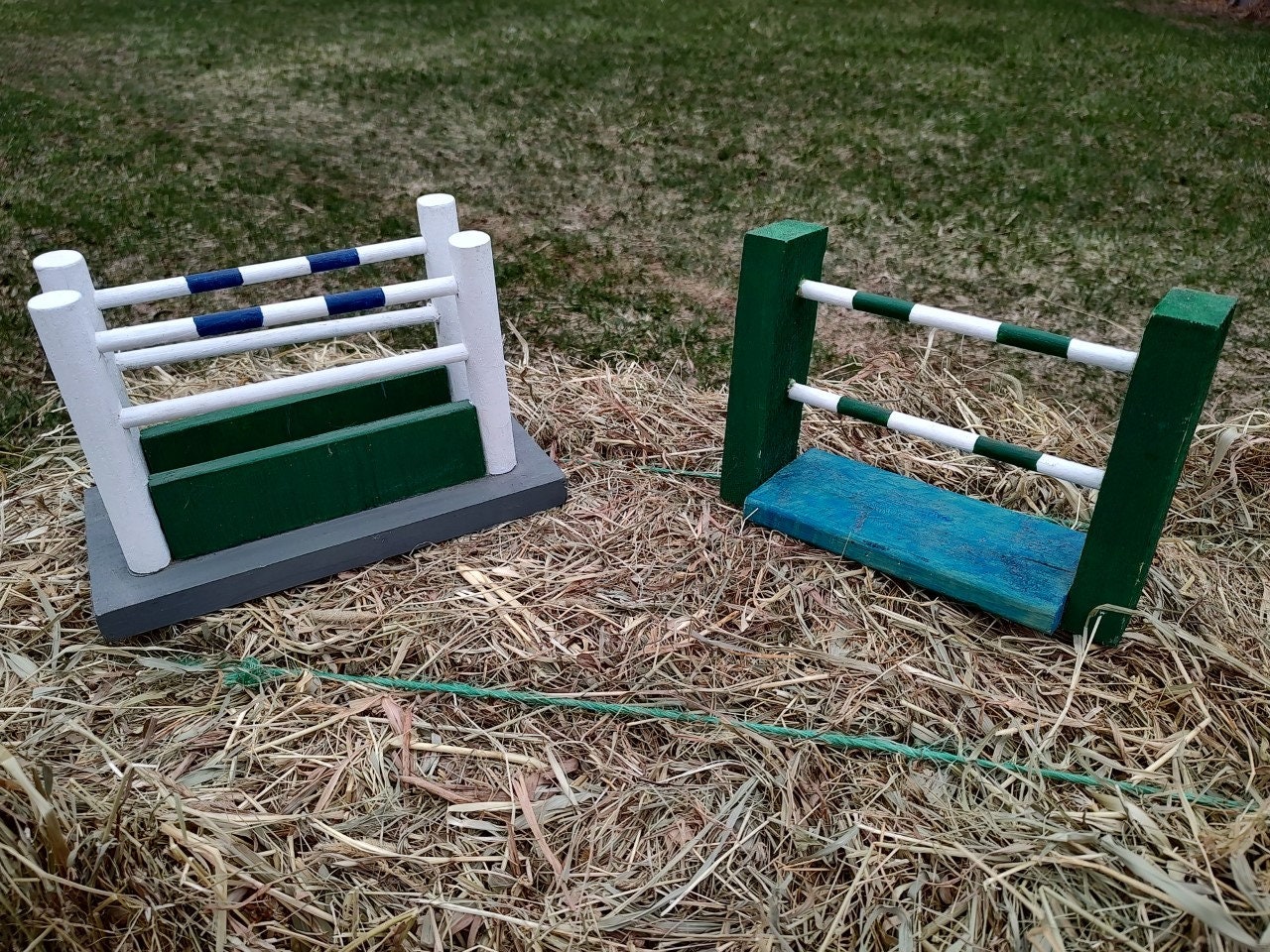 Model Horse Jumps, Hobby Horse Jumps, Recycled Wood Etsy
