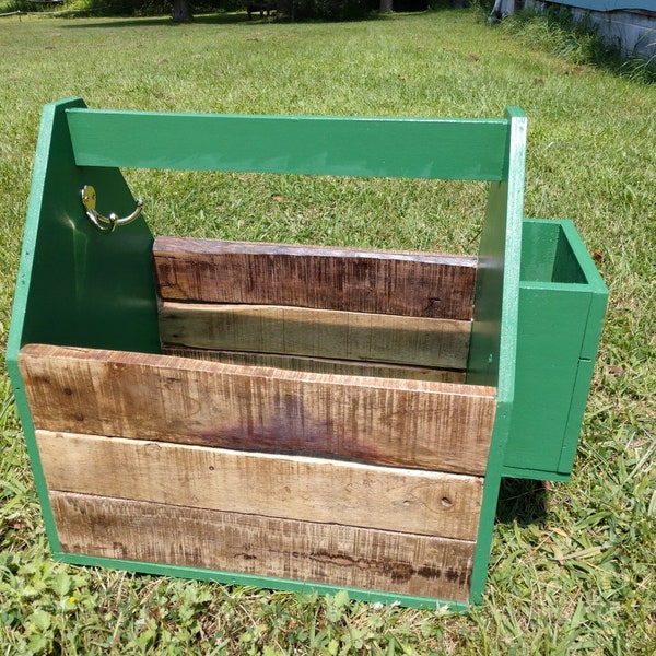 Modern brush box, Custom Grooming box, Reclaimed lumber