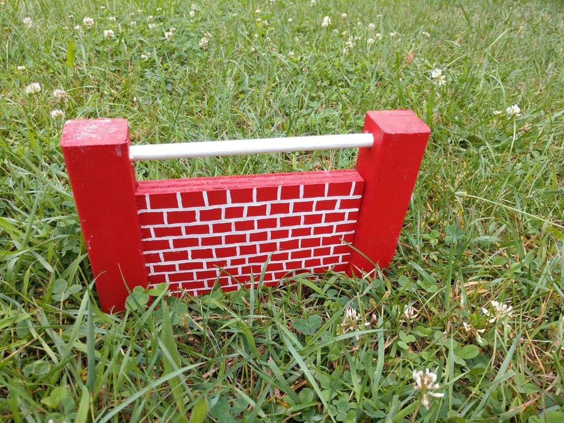 Model Horse Jumps Hobby Horse Jumps Recycled Wood Etsy