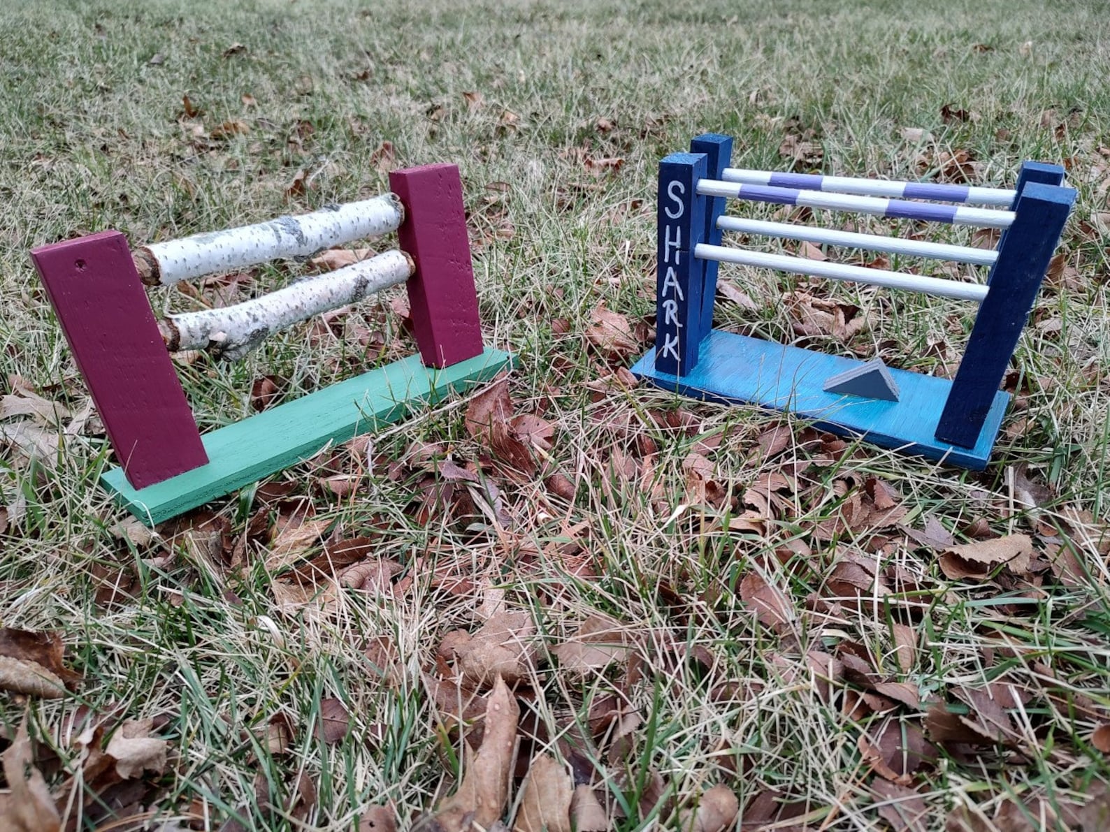 Model Horse Jumps, Hobby Horse Jumps, Recycled Wood Etsy