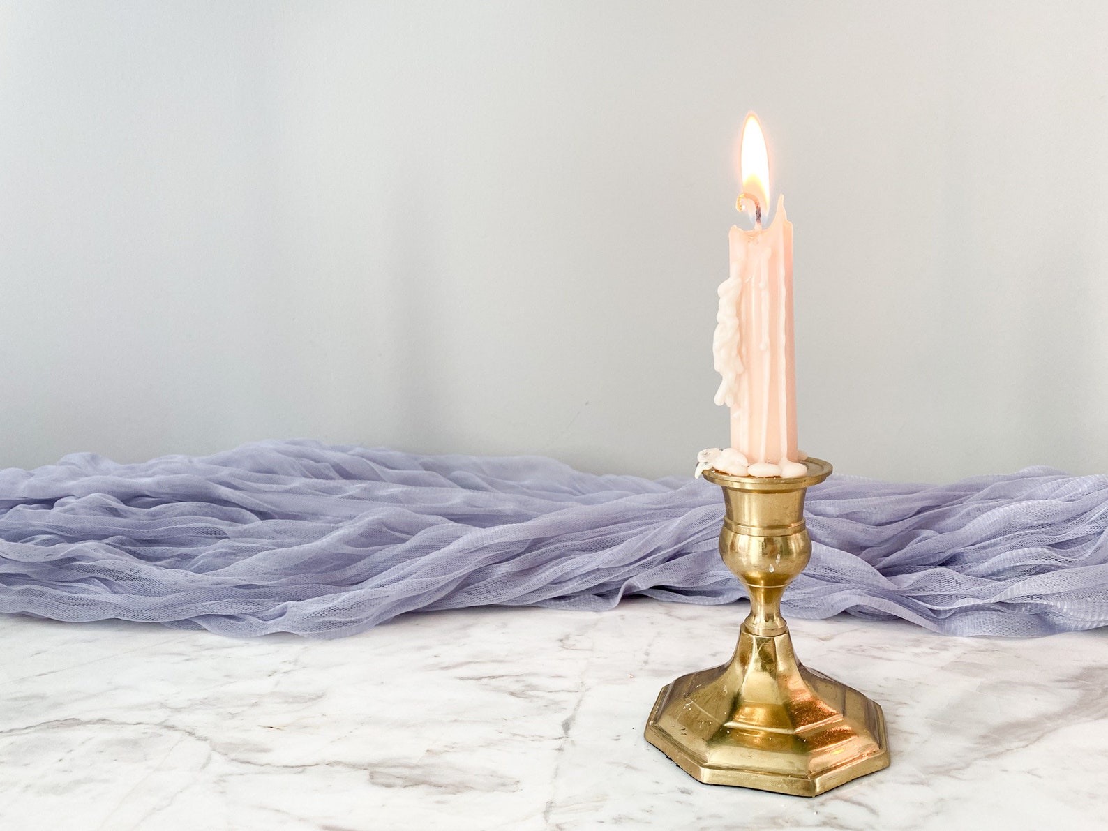 Peach Taper Candles Scented Candles Taper Candles Vintage Etsy