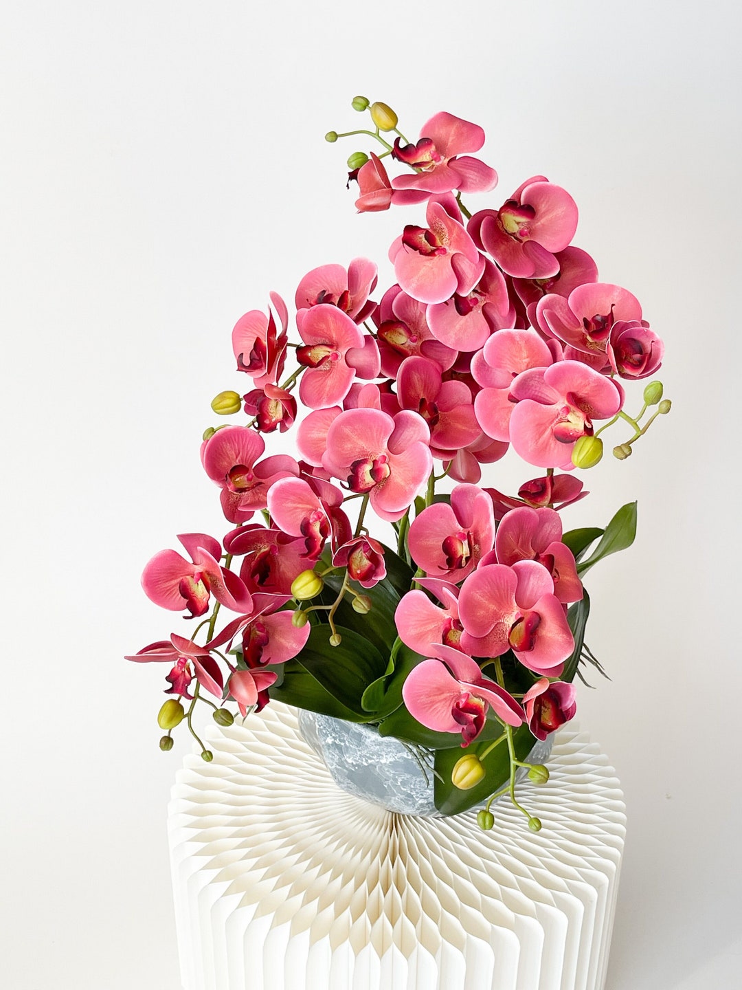 Real Touch Orchid Flower Arrangement, Orchid Florals, Artificial