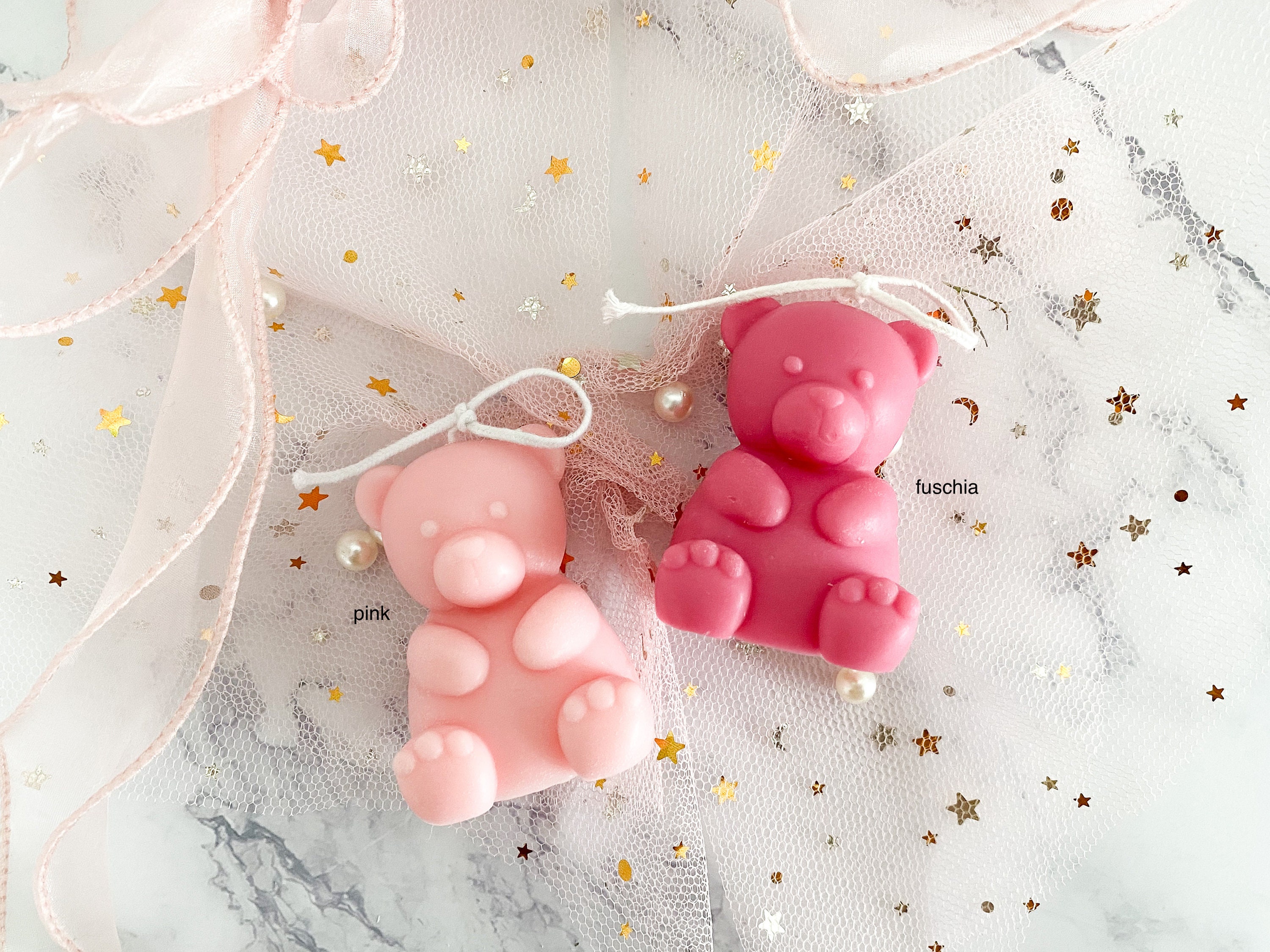 Teddy Bear Candle Mold (Pink) – mkandcocandles