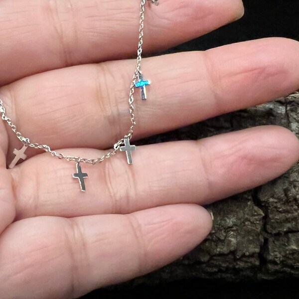 Cross Ankle Bracelet Etsy