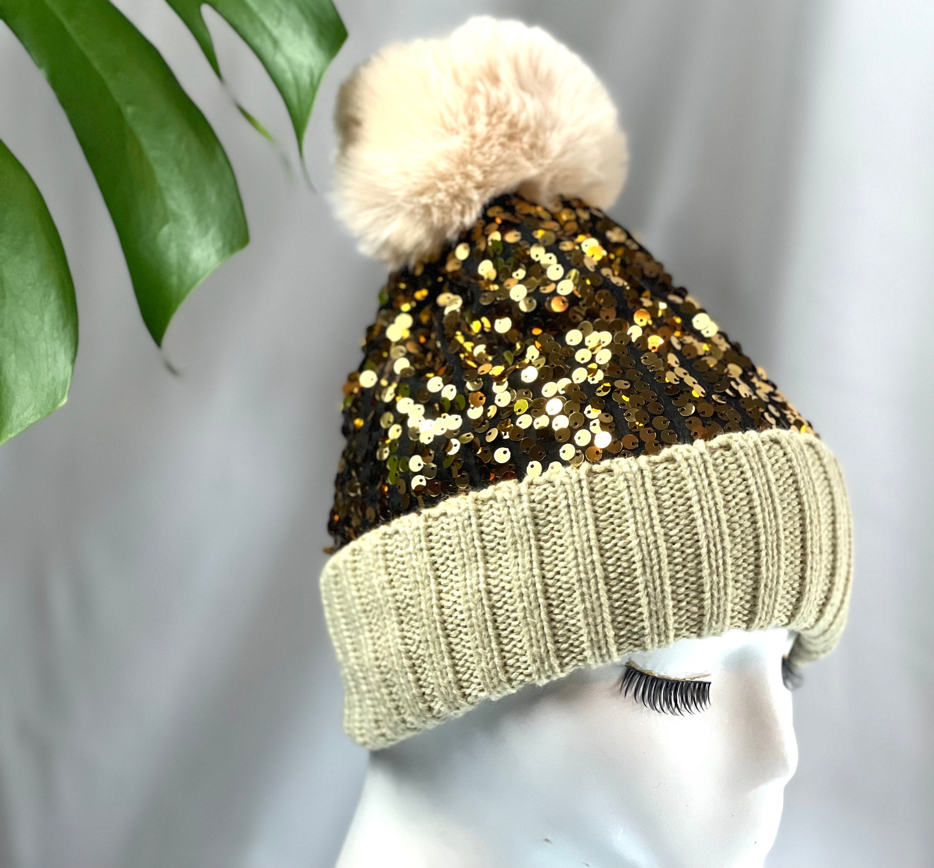 Sparkly wooly hats deals